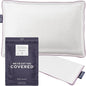 Lincove 100% Cotton Sateen Pillow Protector Cover - Zipper Pillow Cover - 500 Thread Count Luxury Cotton - Zippered Dust Pillow Protector Bed Pillow Case, Queen, 20”x30” – 2 Pack