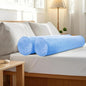 Inflatable Body Pillow for Adults Kids, 47 Inch Body Pillows for Side Sleeper, Travel Body Pillow for Bed, Bolster Pillow, Round Cervical Cylinder Pillow for Sleeping
