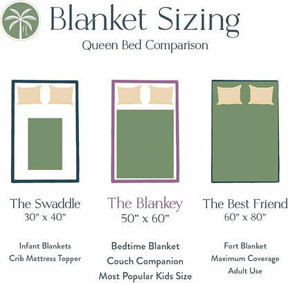 Personalized Dinosaur Blanket for Kids, Ships Next Day - Dino Throw Blanket for Boys and Girls, Toddler Bed, Room & Bedroom Decor - Educational Blankets for Children - USA Based (Fleece - 50x60)