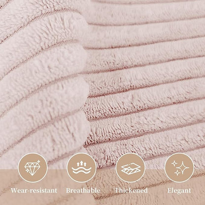 Sasttie Headboard Pillow Queen, Triangular Wedge Pillow Headboard, Wedge Headboard Pillow for Bed Sofa, Daybed Pillows for Sitting up, Reading or Working with Removable Cover, Light Pink