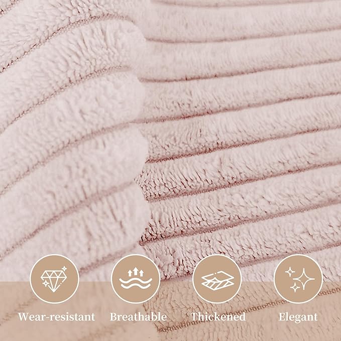Sasttie Headboard Pillow Twin/Twin XL, Wedge Pillow Headboard for Dorm, Triangular Daybed Backrest Cushion for Sitting or Reading in Bed, with Removable Washable Cover, Light Pink