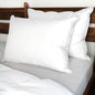 Bokser Home White Duck Feather & Down Bed Pillows – Queen Size (U.S. Standard), 2 Pack, Soft Support, Luxury Hotel-Style Sleeping Pillows