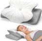 ASTARRY Cervical Pillow for Neck and Shoulder,Ergonomic Neck Support Pillow for Back,Side Stomach Sleepers with Pillowcase,Contour Memory Foam (White)