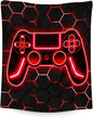 Boys Blanket - 40" x 50" Gaming Blankets Gifts for Kids, Toddler - Fuzzy Plush Throws for Sofa, Gamer Room