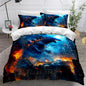 Duvet Cover Set Twin Size Dinosaur Comforter Cover Boys Bedding Set 3D Kids Bedroom Gift 1 Piece Duvet Cover 2 Pieces Pillow Shames No Comforter (Dino39, Twin)