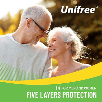 Unifree Disposable Underpads, Bed Pads, Incontinence Pad, Super Absorbent, 88 Count, Blue (L 23.5x35.5 Inch)