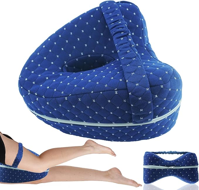 Pillows for Side Sleepersre, Voget Pillow, Side Sleeper Knee Pillow, Leg Pillow for Sleep, Blue Pack of 1pcs