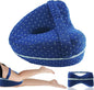 Pillows for Side Sleepersre, Voget Pillow, Side Sleeper Knee Pillow, Leg Pillow for Sleep, Blue Pack of 1pcs