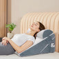 3PCS Bed Wedge Pillow Set for After Surgery, 9&12inch Orthopedic Memory Foam Adjustable Pillow Wedge for Acid Reflux Relief, Back Pain, Neck&Back Support