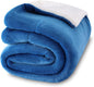 NANPIPER Baby Sherpa Blanket,Warm Toddler Throw Blanket,Soft Newborn Fleece Blanket for Winter (Princess Blue,30x40 inches)