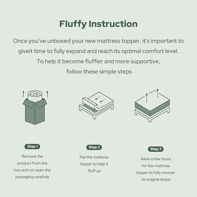 King Mattress Topper, Extra Thick Tencel™ Blend Pillow Top Mattress Pad, Soft and Breathable Mattress Cover for Back Pain Relief, Deep Pocket Design Fits 6–18 Inches Mattresses(White)