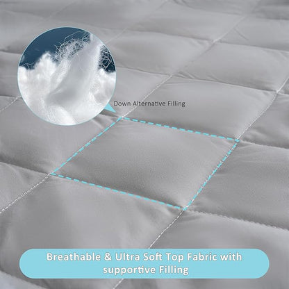 Hospital Bed Mattress Protector Cover Waterproof 36" x 80" x 14" Hospital Bed Sheets Incontinence Protection, Soft Breathable Mattress Pad for Elderly, Adults Machine Washable, Gray
