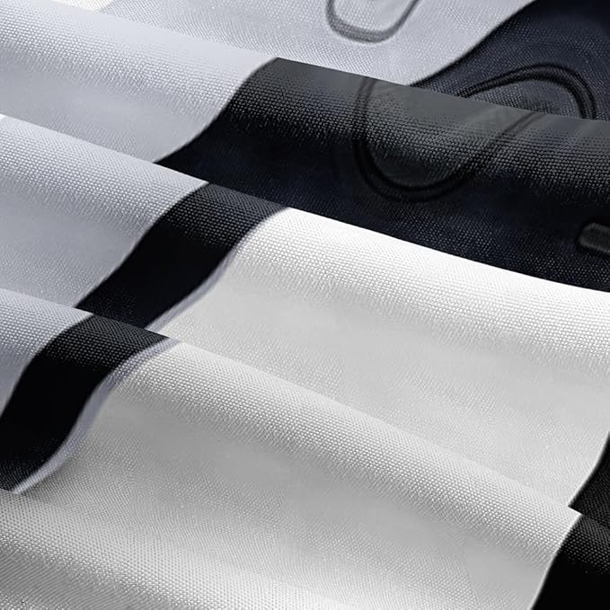 Full Size Comforter Cover Set with Pillowcases - Gamer Bedding Set & Duvet Cover, Dual-Contrast Gamepad Art (White & Black Split Design) for Gaming-Themed Bedrooms
