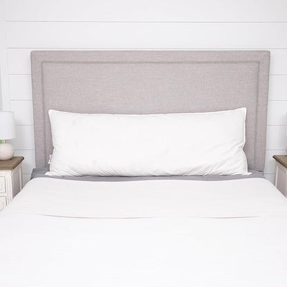 White Goose Feather and Down Body Pillow – Pillows Size 20 Inches x 72 Inches