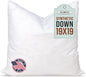 Pillowflex Synthetic Down Pillow Insert - 19x19 Down Alternative, Ultra Soft Throw Pillow, Couch Sham, Bed Sleeping Accent Pillow - 1 Decorative Accent Form