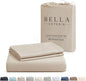 Bella Coterie Luxury Bamboo Viscose King Size Duvet Cover Set | 100% Organically Grown | Corner Ties | Ultra Soft | Cooling | Two Pillow Shams | 106 x 94 | No Insert [Dune]