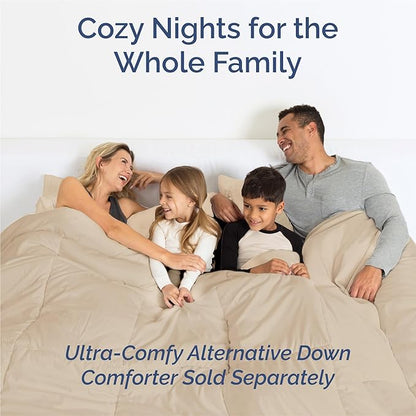 King 6 Piece Sheet Set - Comfy Breathable & Cooling - Ultra Soft Hotel Luxury Bedding Set with 8-16 Inch Deep Pockets - 1 Flat & 1 Fitted Sheet & 4 Pillowcases - Cozy, Wrinkle Free & Easy Care - Cream