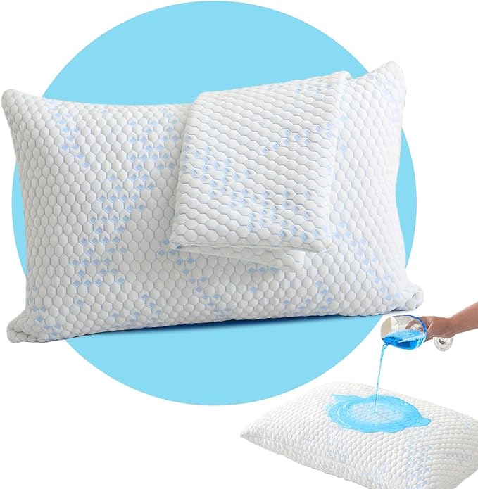 Pillow Protectors (2 Pack) King, Waterproof Pillowcase with Zipper, Breathable, Soft Pillow Cover for Better Sleep, Machine Washable