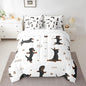 Feelyou Sausage Dog Bedding Set Boys Dachshund Comforter Set with Sheets 7 Piece Full Size for Kids Teens Ultra Soft Puppy Dog Bed in a Bag Kawaii Pet Brown Bed Set Room Decor