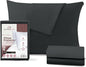 CirclesHome Pillow Protectors 2 Pack King Zippered - 100% Cotton Breathable Pillowcases - Protects Pillows from Dirt, Dust and Debris (King - Set of 2 - 20x36)