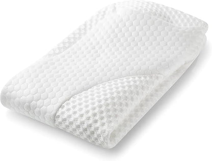 Elviros Cervical Memory Foam Pillowcase (No Filler) (White)