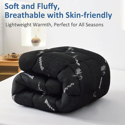 Favorland Mattress Topper Full Size - Cooling Extra Thick Breathable Viscose Made from Bamboo Mattress pad - Soft Quilted Fitted Mattress Cover with 900 GSM Down Alternative Fill (8-21”Deep Pocket)