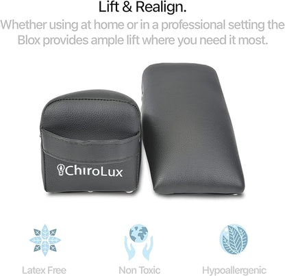 ChiroLux Blox - Dejarnette Style Pelvic Sacral SOT Blocks for Precision Adjustment. Discover Superior Sacral & Pelvic Support with Chiropractic SOT Blocks & Physical Therapy Wedges