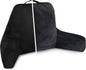 Husband Pillow Aspen Stable Black, Reading Pillow Bed Rest Chair, Two-Sided Reversible Fabric, Large Lounge Cushion Adult Backrest with Arms, Comfy Back Support for Sit Sitting Up, Wash/Remove Cover