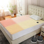 Bwarm Multizone Heated Mattress Pad King, Electric Mattress Pad Sherpa Fleece Bed Warmer with 9 Heat Settings, 1-12 Hours Auto Off Deep Pocket, Machine Washable, Wave White King 78" x 80"