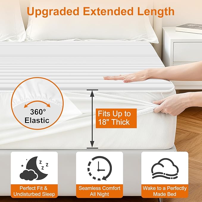 ALMAH Electric Heated Mattress Pad Queen,6-Zone Fast Heating Bed Warmer with Individual Head/Body/Foot Control,Memory&Preheat Functions,Dual Controllers,10 Heat Settings,10-Hour Auto Shut Off,60"x80"