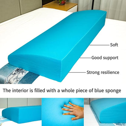 Headboard Wedge Pillow California King Headboard Pillow Memory Foam Reading Pillow Large Headboard Back Cushions for Bed Rest Dark Blue
