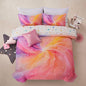 A Nice Night 6Pcs Swirling Stars Gradient Glitter Comforter Set for Girls Full Size, Colorful Rainbow Galaxy Comforter Set, Ultra Soft Bedding Sets (Purple-Pink, Full 6Pcs)