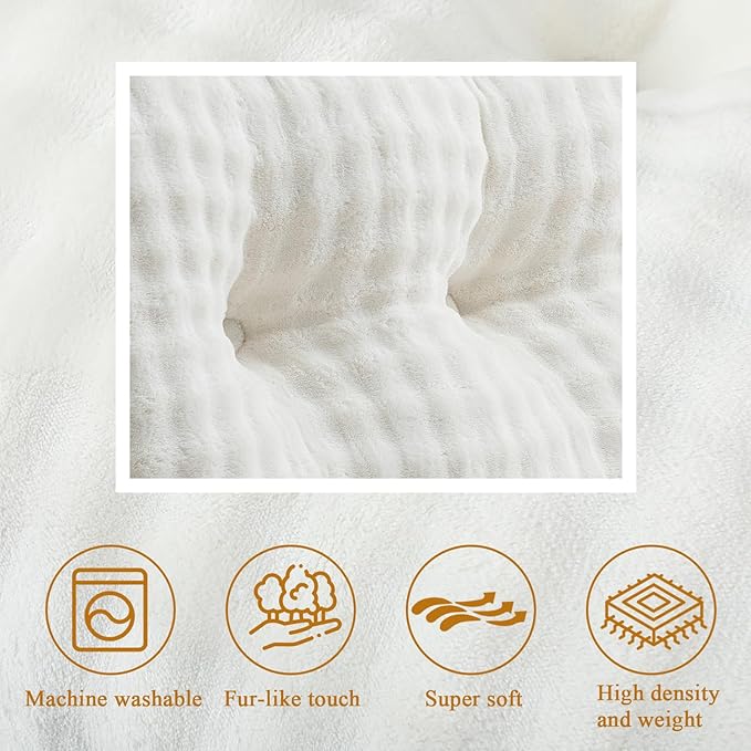 Wenqik Wedge Pillow Triangular Headboard Bed Reading Backrest Wedge Bolster Pillow with Removable Cover Back Support for Daybed Bunk Bed(Beige,Twin)