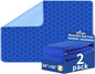 Waterproof Washable Underpads Pee Pad (RoyalBlue 34" x 52" 2 Pack), Reusable Absorbency Bedwetting Incontinence Bed Pads for Kids Adults Elderly Dog Pet, Puppy Pads for Mattress Couches Sofas Floors