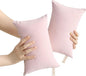 BEDSUM 2 Pack Tiny Pillows, 11"x7" Microfiber Mini Pillow for Travel, Dogs, Cats, Soft and Machine Washable Small Pillows for Neck, Wrist, and Knee Comfort, Pink