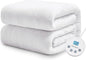 Electric Mattress Pad Full Size Quilted Wave 10 Heat Settings with 12 Hour Auto Off, Deep Pocket Fits up to 18", Coral Fleece Bed Warmer, ETL Certified Machine Washable, 54"x75"
