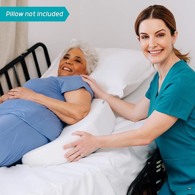 Lunderg Comfort Focused Pillowcase Replacement for Bedsore Pillow Positioning Wedge - Premium Comfort Fabric - Pillow NOT Included