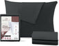 CirclesHome Pillow Protectors 4 Pack Queen Zippered - 100% Cotton Breathable Pillowcases - Protects Pillows from Dirt, Dust and Debris (Queen- Set of 4 - 20x30)