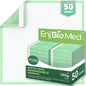 Eco-Friendly Extra Large Ultra Absorbent Bed Pads Disposable Adult 105g (30" X 36" Pack of 50), with Adhesive Strips , Leakproof Incontinence Pee Pads for Adults