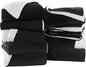 IR Imperial Rooms Black Sherpa Blankets Queen Size for Bed - Wholesale Bulk Pack of 9 Sherpa Blankets - Soft Fluffy Throw Blanket for Hotels, Guest Bedroom, 90x90 Inches