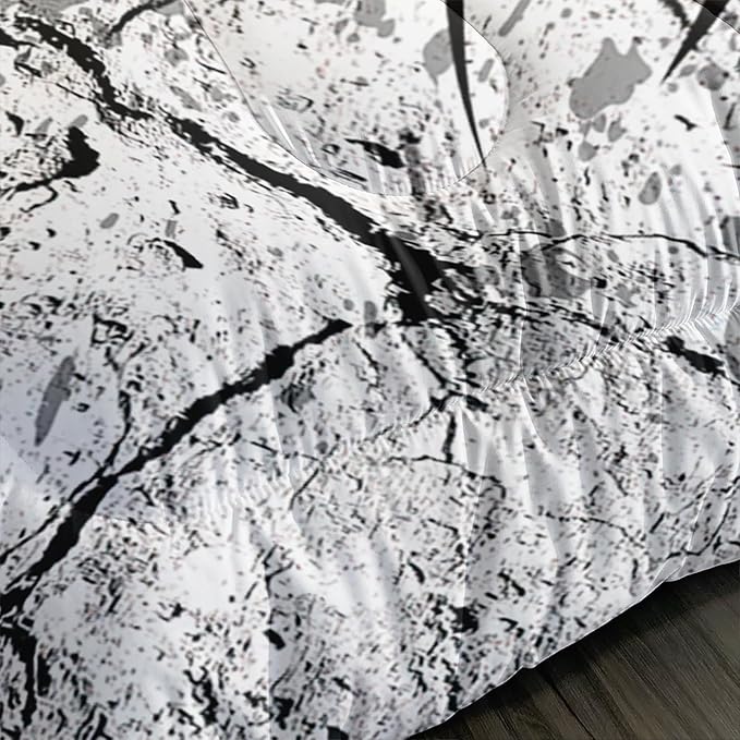 Baseball Comforter Sports Bedding Sets for Boys,Sports Gamer Bedding Set for Kids Girls Boys Room Decor,Black White Baseball Printed Full Bed Comforter Set with 2 Pillowcases.