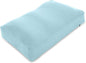 PILLOWY Premium Microbead Bed Pillow, Large Extra Fluffy But Supportive - Ultra Comfortable Sleep with Silk Like Anti Aging Cover 85% Spandex/ 15% Nylon Breathable, Cooling Sweet Baby Blue