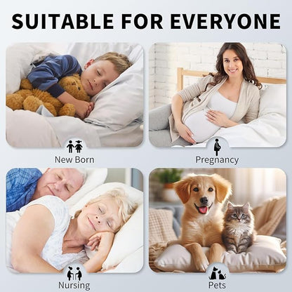 Incontinence Bed Pads Washable & Reusable, Ultra Soft 4-Layer Leakproof Underpads, 34" x 36" Mattress Protector Pee Pads for Adults, Children, Pets (4 Pack, Green)
