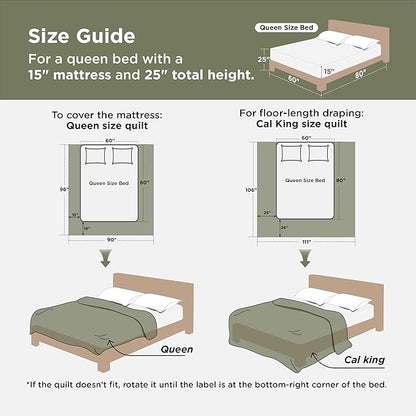Bedsure Sage Green Twin Comforter Sets - 5 Pieces Reversible Twin Bedding Sets for College, Sage Green Extra Long Bed Set Twin with Comforters, Sheets, Pillowcase & Sham