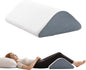 Knee Wedge Pillow 6.9'' for Post-Surgery Recovery-Leg Elevation Support for Sleep Position, Alleviating Lower Back & Hip Pain Enhancing Circulation in Ankles Legs Triangle Pillow with Removable Cover