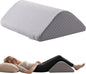 Knee Wedge Pillow 6.9'' for Post-Surgery Recovery-Leg Elevation Support for Sleep Position, Alleviating Lower Back & Hip Pain Enhancing Circulation in Ankles Legs Triangle Pillow with Removable Cover