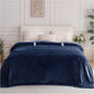Electric Blanket King Size, Heated Blanket Soft Flannel Heating Blanket King Size with 10 Hours Auto Off, 8 Heating Levels, Machine Washable ETL Certification (Navy Blue, 90" x 100")
