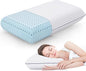 Memory Foam Pillows for Side, Back and Stomach Sleepers, Bed Pillow with Washable Cover and Breathable Mesh, Bed Pillow for Sleeping Standard Size (Grey)