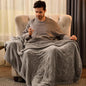 Bearhug Electric Throw Blanket 50" x 60", Reversible Velvet & Sherpa Heated Throw, 6 Heating Levels & 4H Auto Off, Over-Heat Protect, ETL Certification, Machine Washable