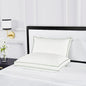 Kate Spade New York Firm/Extra Firm Pillow 20" x 28", Adjustable Down Alternative Pillow with 2" Gusset for Maximum Loft, Best for Back or Side Sleepers, Queen, White